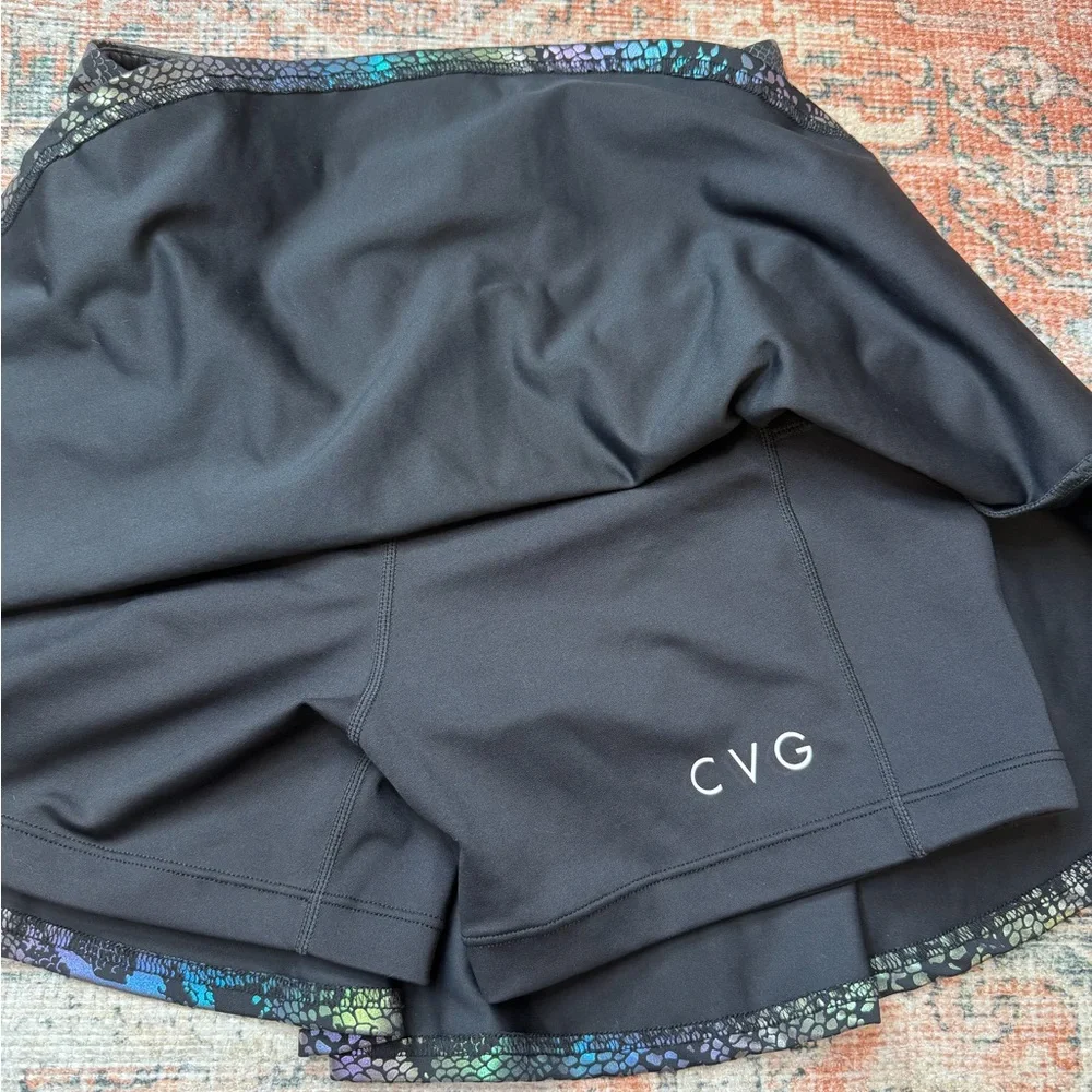 CVG Constantly Varied Gear Athletic Skort Snake Print Holographic Shorts Sz S - Picture 5 of 10